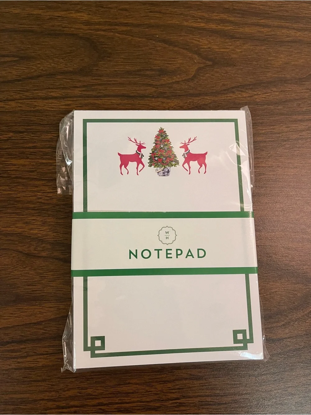 WH Hostess Social Stationary Notepad Christmas